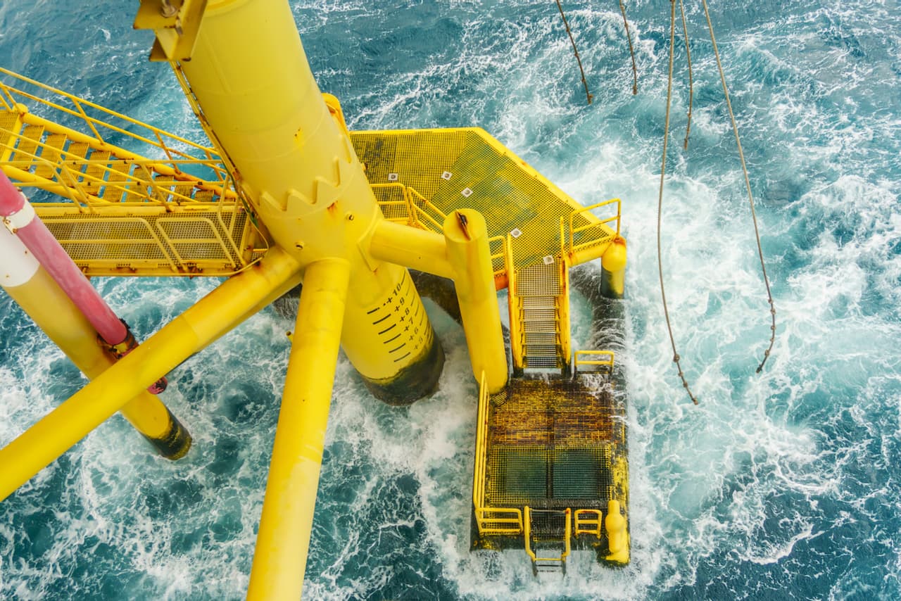 Estructura de plataforma petrolera marina con Tubería Sin Costura de MMTubería
