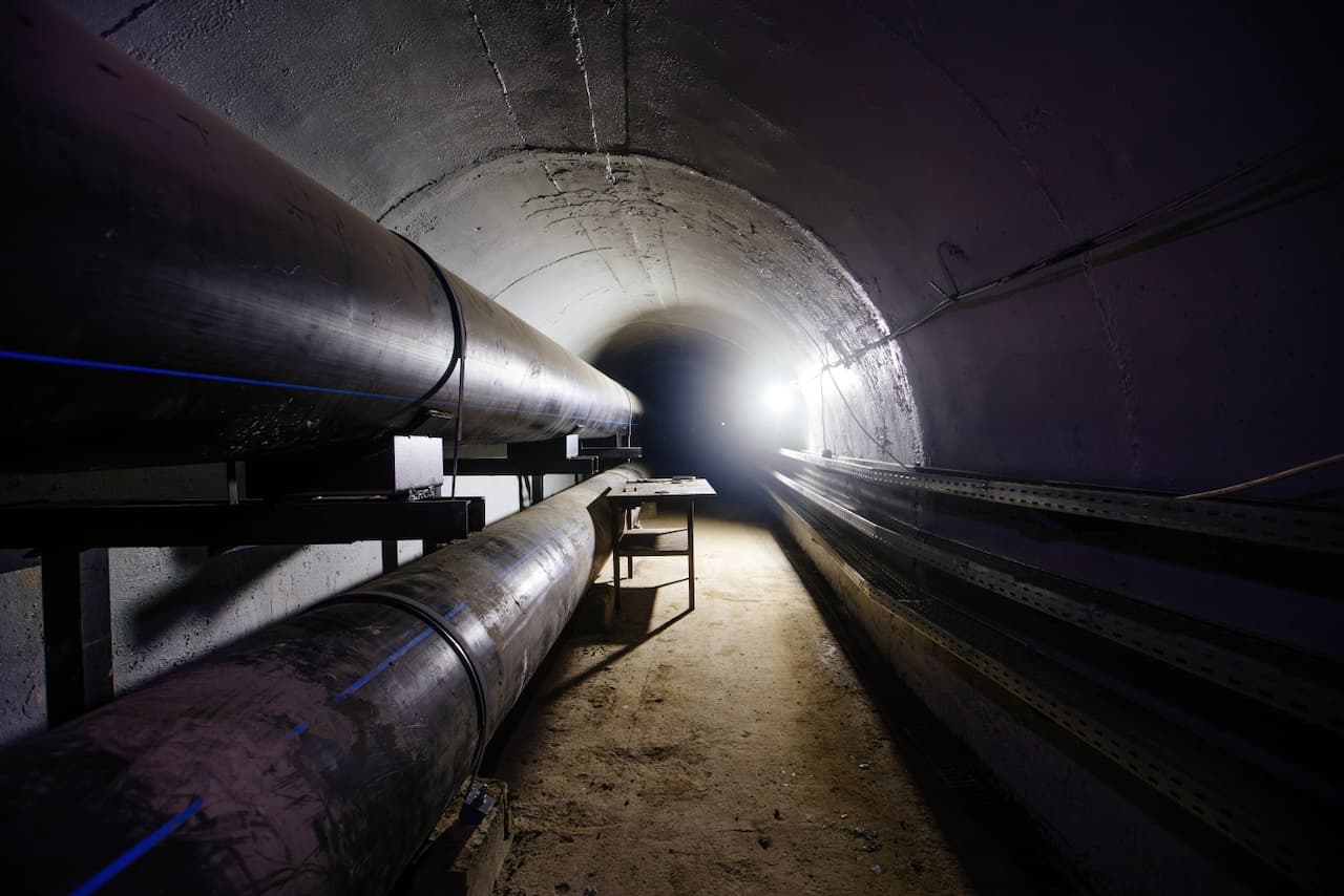Sistema de distribución de agua en una planta